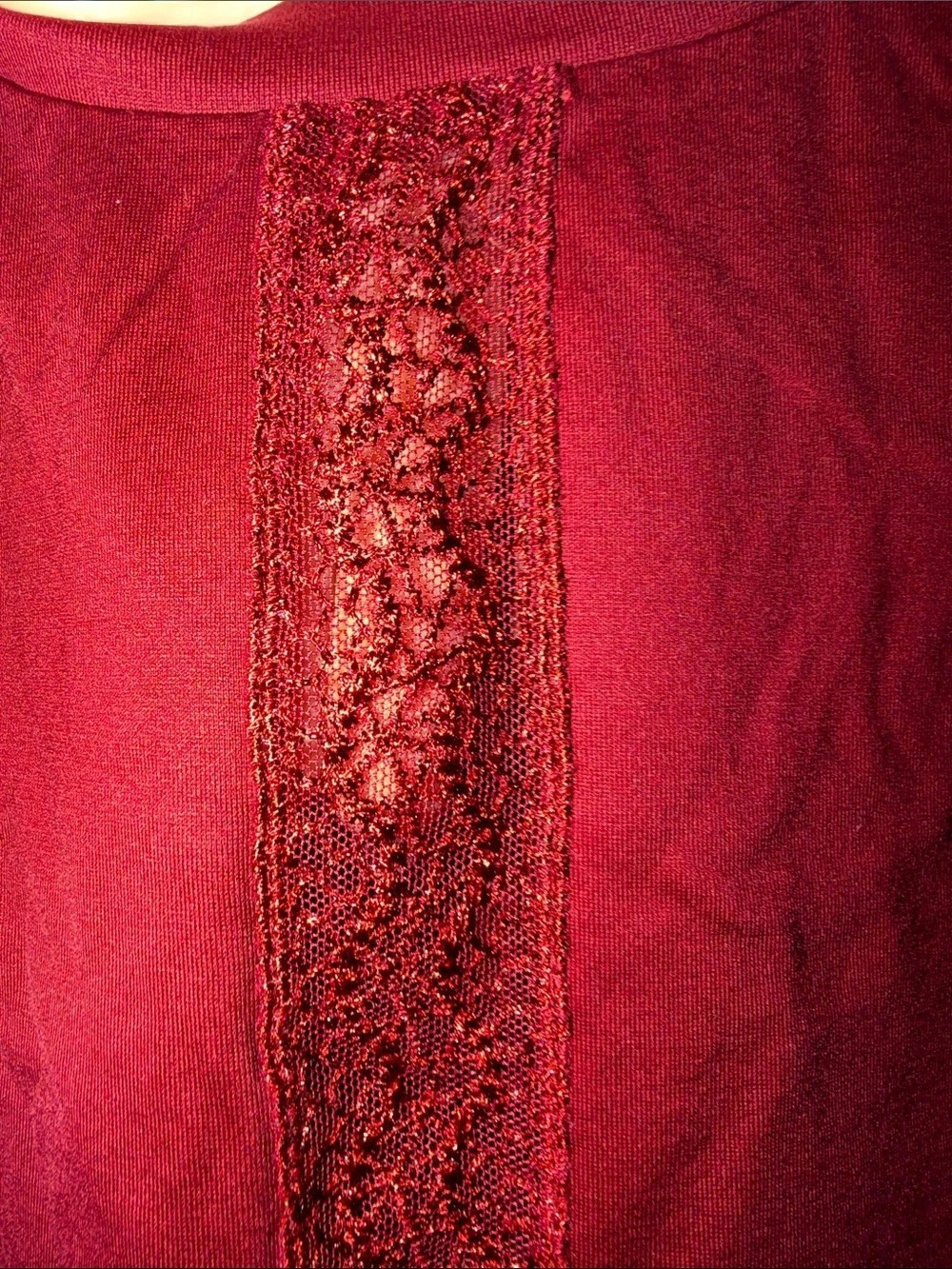 Express Embellished Ruffle Tee - Picture 3 of 4